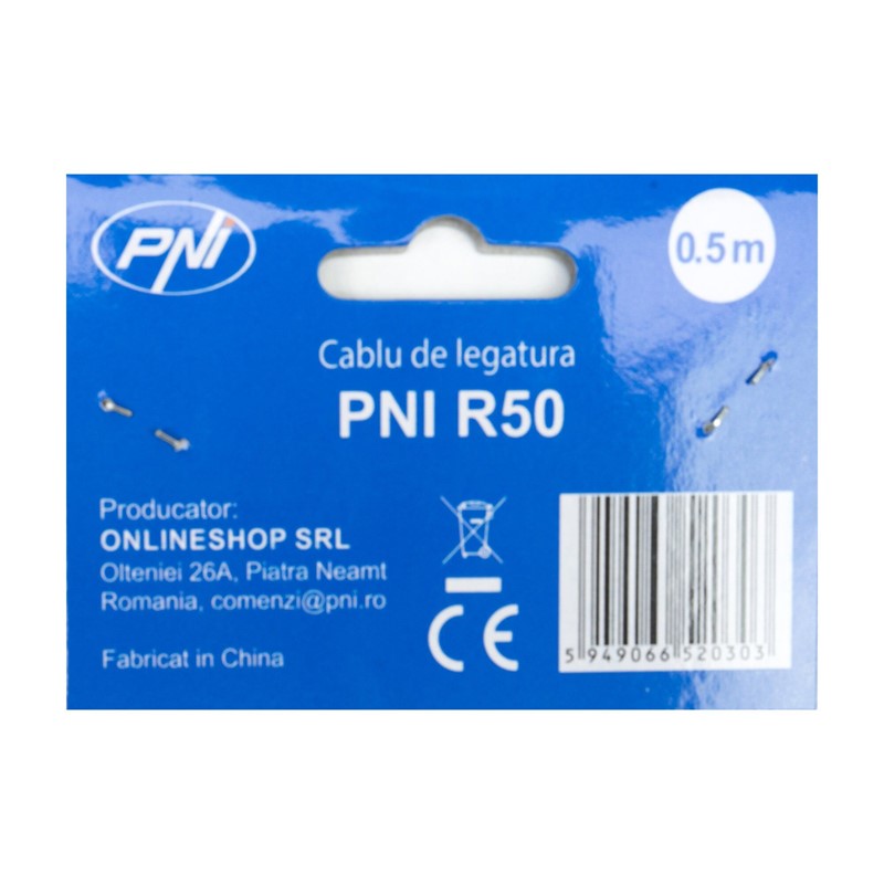 PNI R50 priključni kabel s PL259 vtiči dolžine 150cm