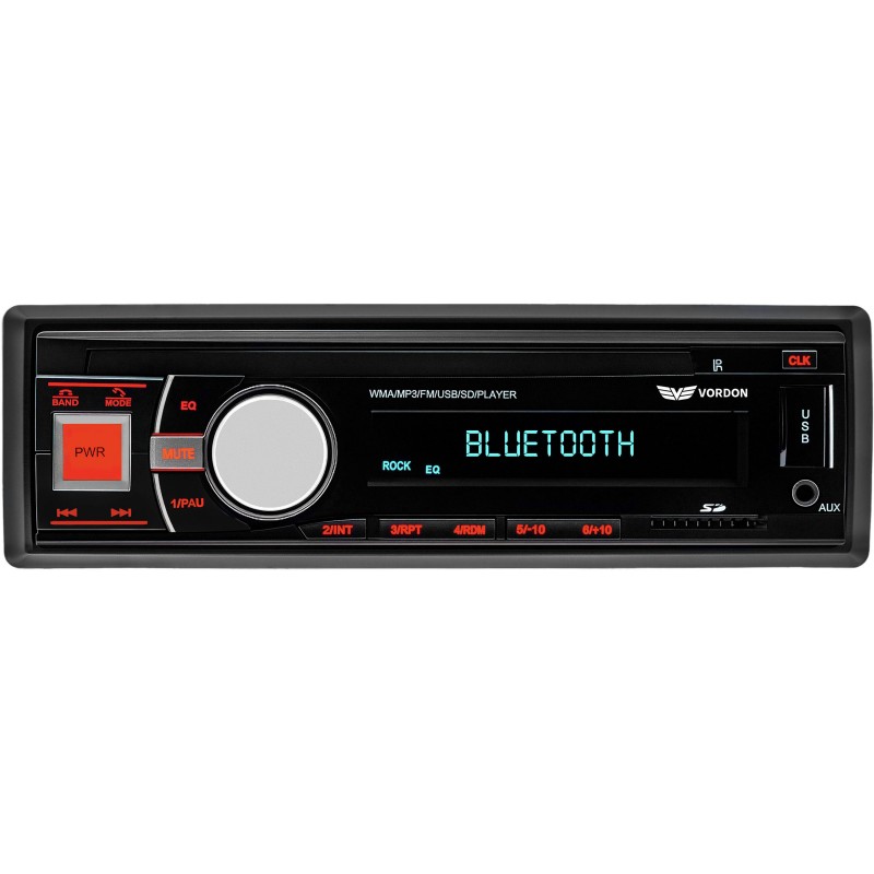 Avtoradio HT-172  1DIN Bluetooth USB SD AUX, 4x60W, daljinski upravljalnik