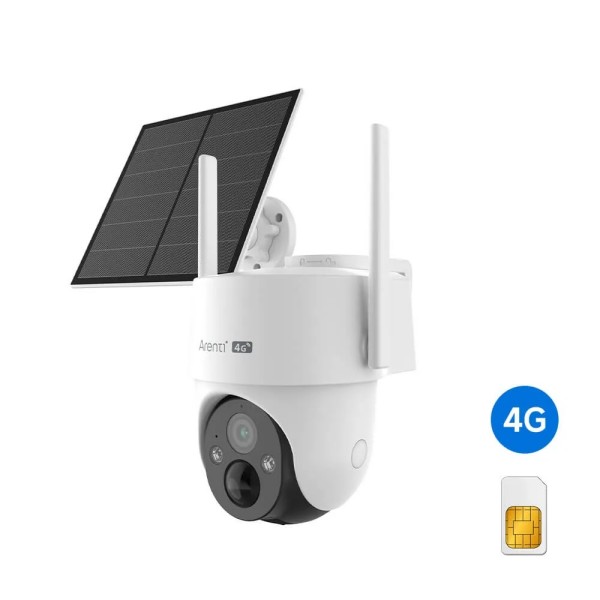 GO3G+SP2 2K 3MP 4G zunanja varnostna kamera z baterijo, SIM, arenti