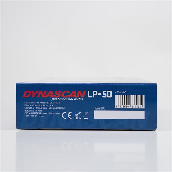 Dynascan LP-50 PMR446 – Prenosna PMR radijska postaja z IP67 zaščito