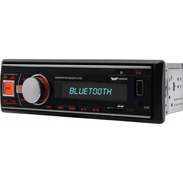 Avtoradio HT-172  1DIN Bluetooth USB SD AUX, 4x60W, daljinski upravljalnik