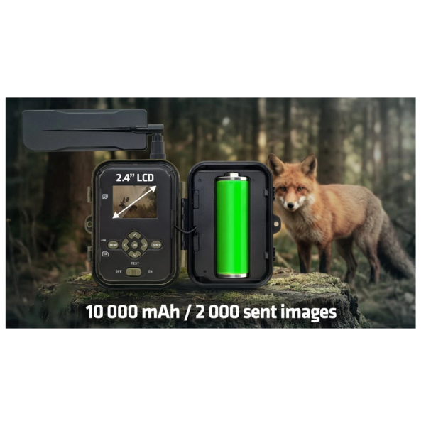 EVOLVEO StrongVision PRO 4G II, lovska kamera / varnostna kamera s 4G LTE in baterijo 10.000 mAh