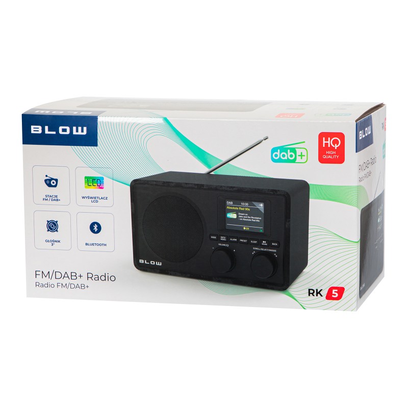 Prenosni radio RK5   DAB+ Črn