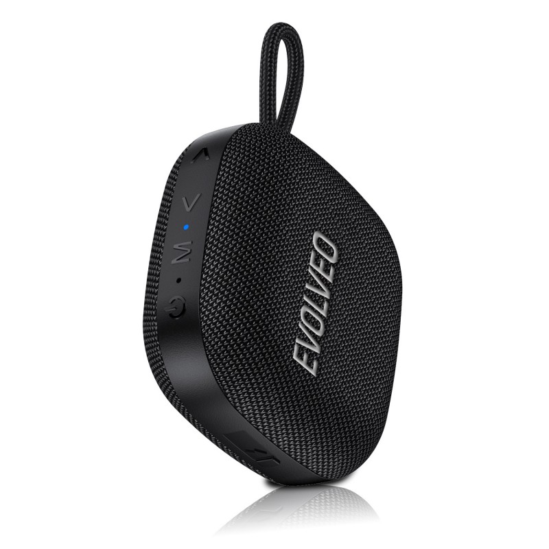 Evolveo  TOPSOUND Brezžični vodoodporni Bluetooth zvočnik z radiem, črn