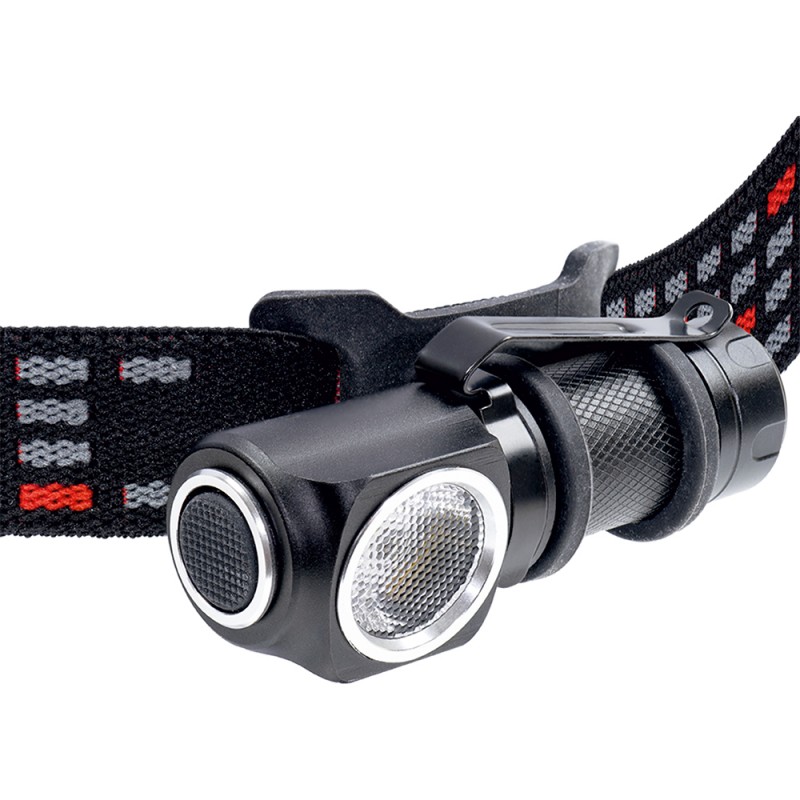 nadglavna svetilka Adventure F75 s 6W, 600 lm LED, aluminij, z baterijo in USB magnetnim polnilnikom