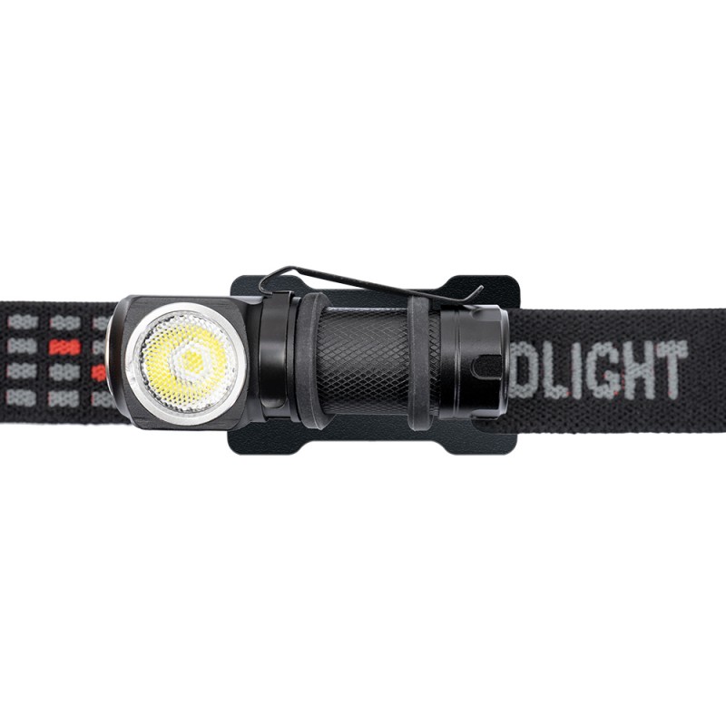 nadglavna svetilka Adventure F75 s 6W, 600 lm LED, aluminij, z baterijo in USB magnetnim polnilnikom