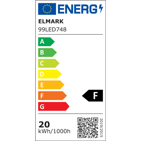 LedItalia LAMPADA G120, LED Svetilka 24W 3000K E27 230V, Bela