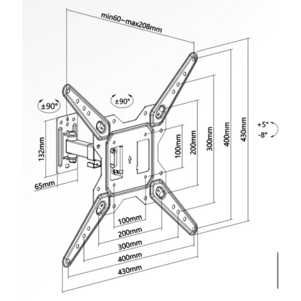 Superior Nosilec za TV SUPSTV017 23