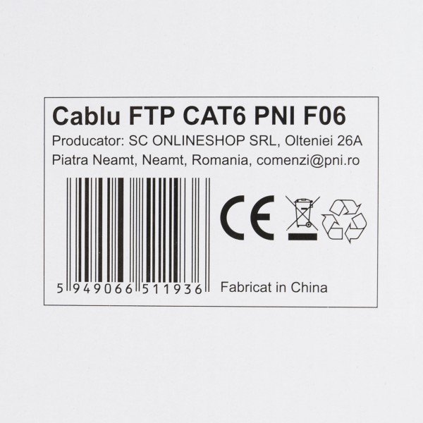 PNI KABEL FTP CAT6 F06  305m