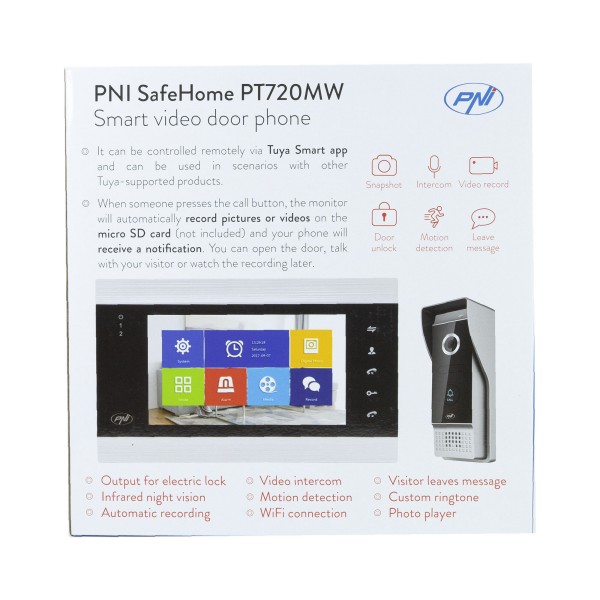PNI SafeHome PT720MW WiFi HD pametni video domofon