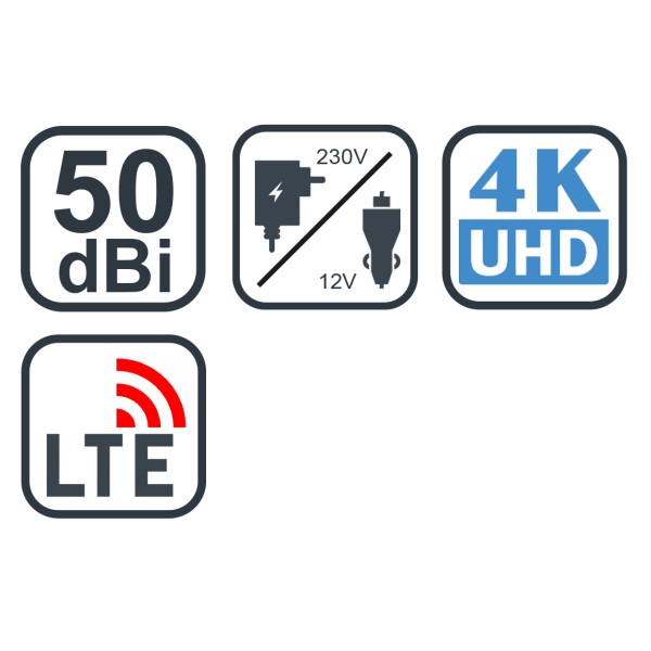 Sobna antena XANY 4 LTE 230/12V I DVB-T/T2