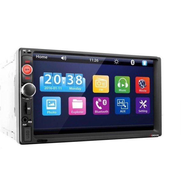 Avtoradio HT-852BT, Bluetooth, Zrcaljenje zaslona, 2DIN - Odprta embalaža