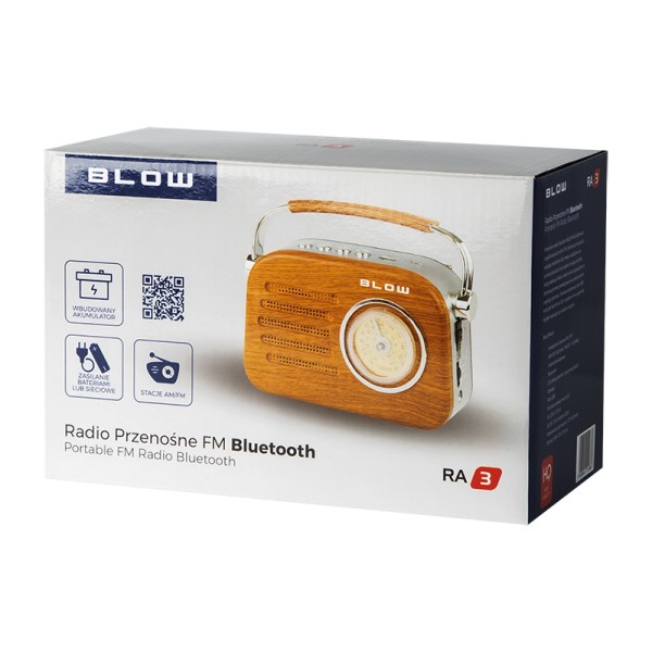 RA3 analogni prenosni radio AM / FM I Bluetooth I USB