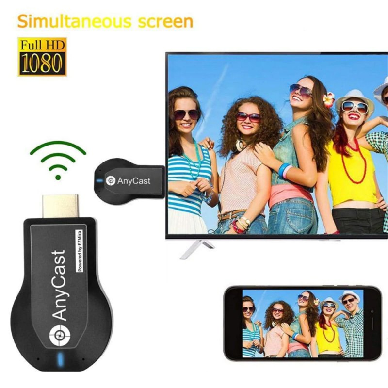 AnyCast M2, brezžični predvajalnik 1080P HDMI TV DLNA Airplay Miracast