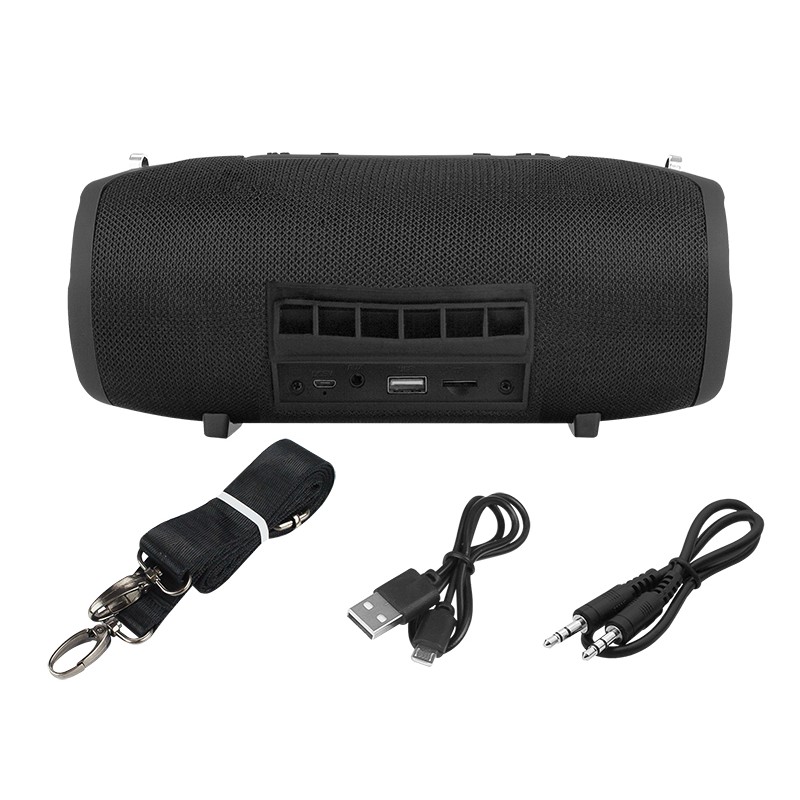 Bluetooth zvočnik BT500 2x6W, USB, SD, FM, AUX, držalo  30-402