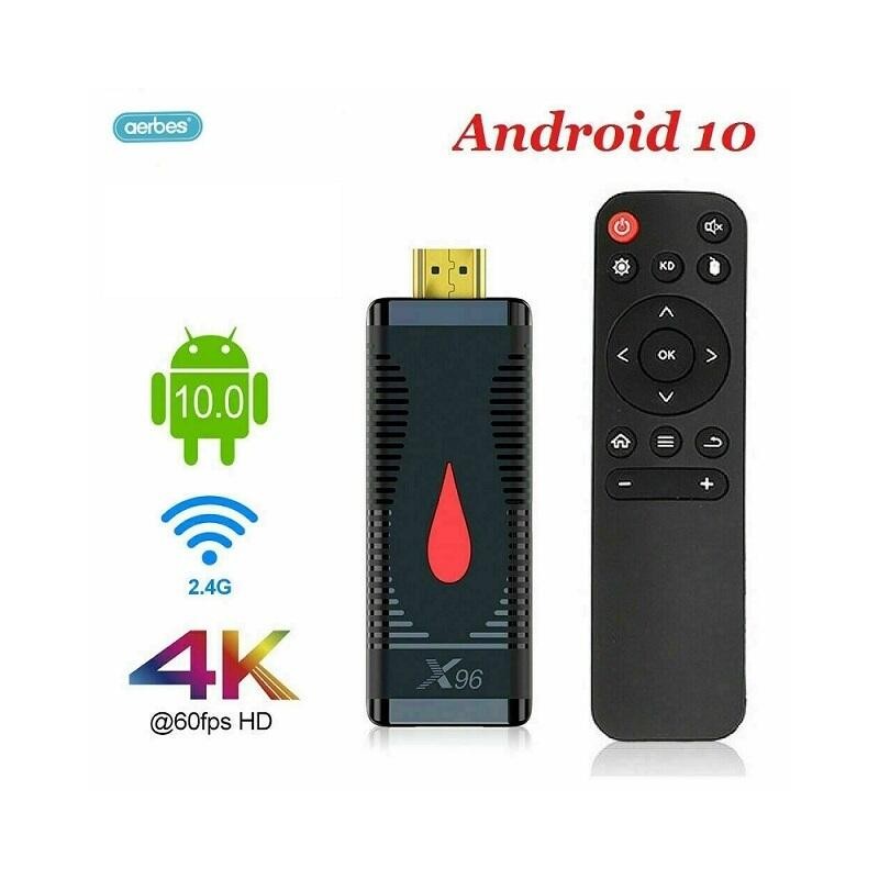 AB-R30 Android Box Mini TV Stick 4KUltraHD, WiFi, 2GB RAM + 32GB ROM, Android 10