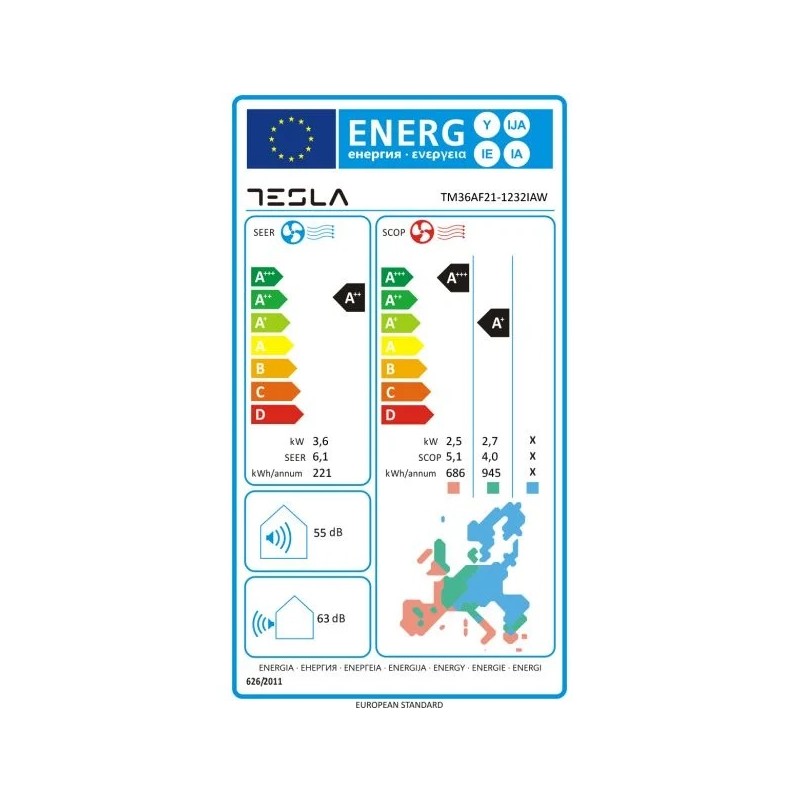 Tesla TM36AF21-1232IAW klimatska naprava